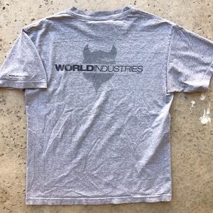 WORLD INDUSTRIES Rare Vintage Devil T-Shirt